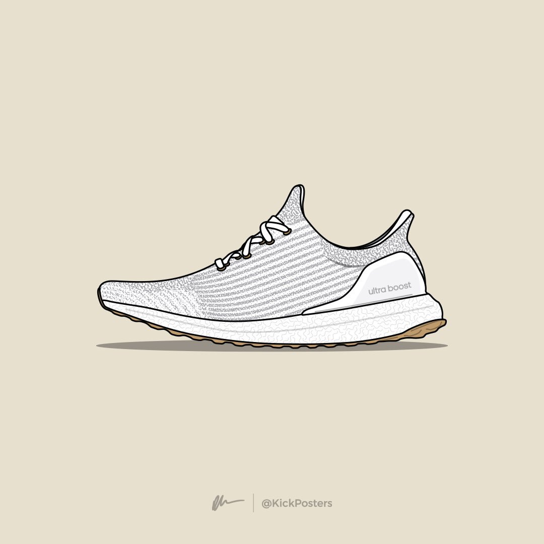 ultra boost drawing