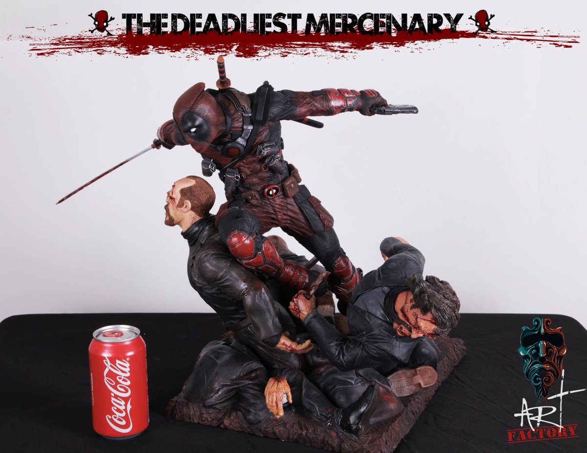 StatueCollect's tweet photo. “The deadliest Mercenary” Custom Deadpool by Aarón Rey Pérez
Pre Orders can be made on his facebook page
https://t.co/RPKpxqIvZq https://t.co/VvhT9qgY9T