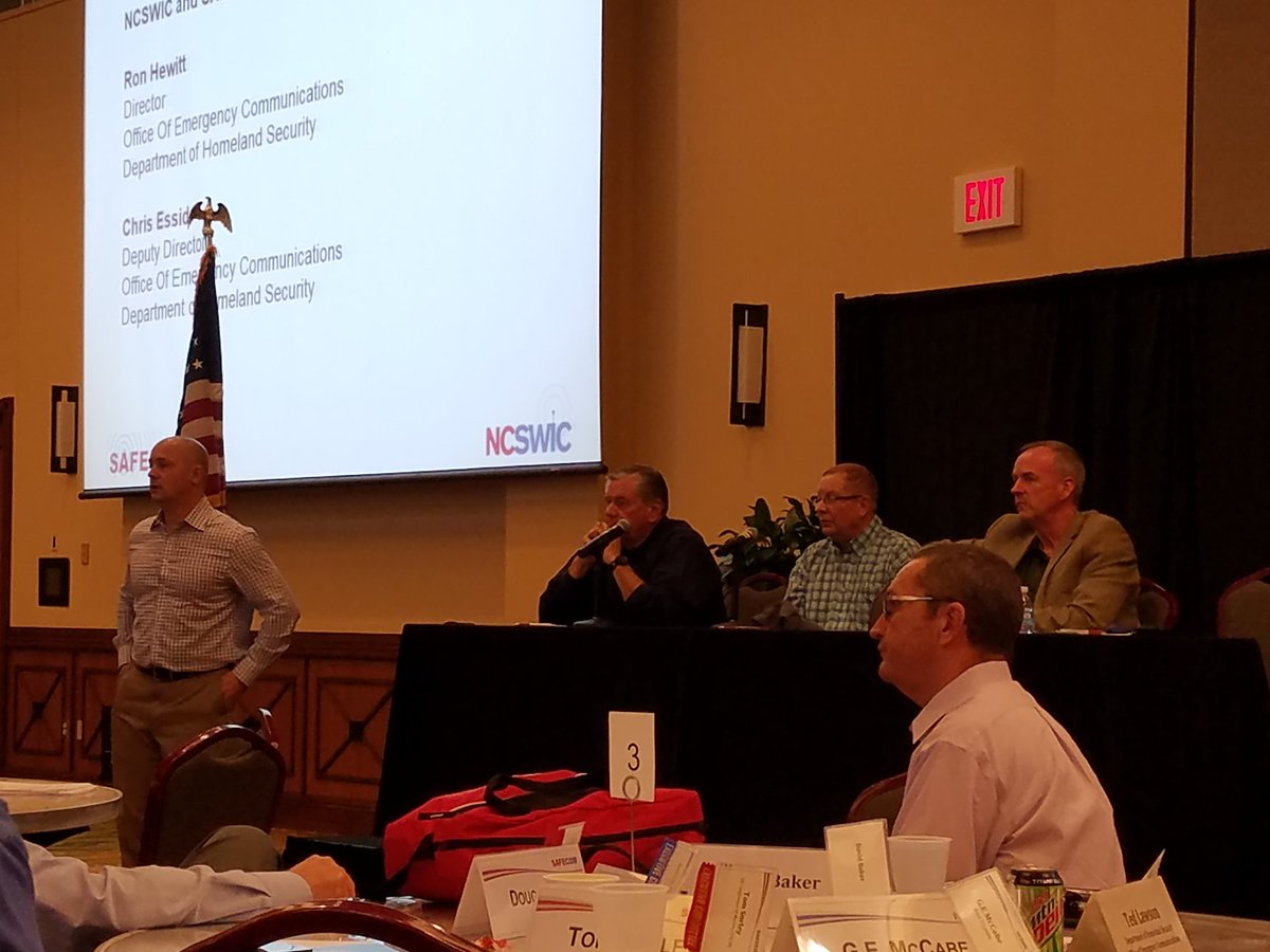 Closeout of day 1 of the joint #SAFECOM #NCSWIC with a townhall session of bidirectional questions <a href="/DHS_OEC/">DHS OEC</a>