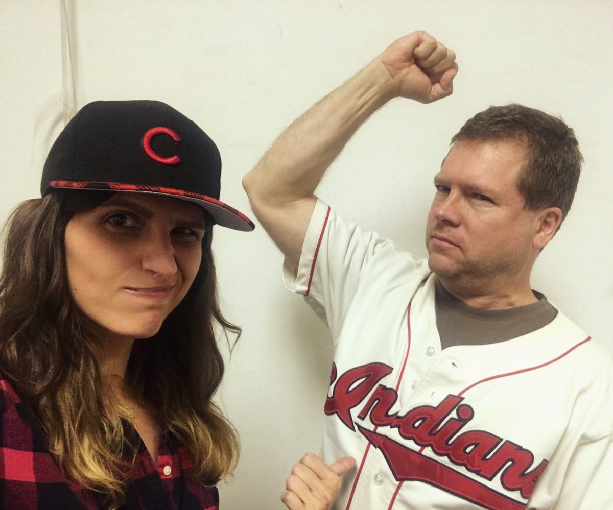 LAM_Design's tweet photo. Late night + World Series = office rivalries. @cubs @indians @mlb #plaidforthewin #officerivalry #LAMDesign #LAMplay #worldseries2016 https://t.co/Eh1LBaMAky