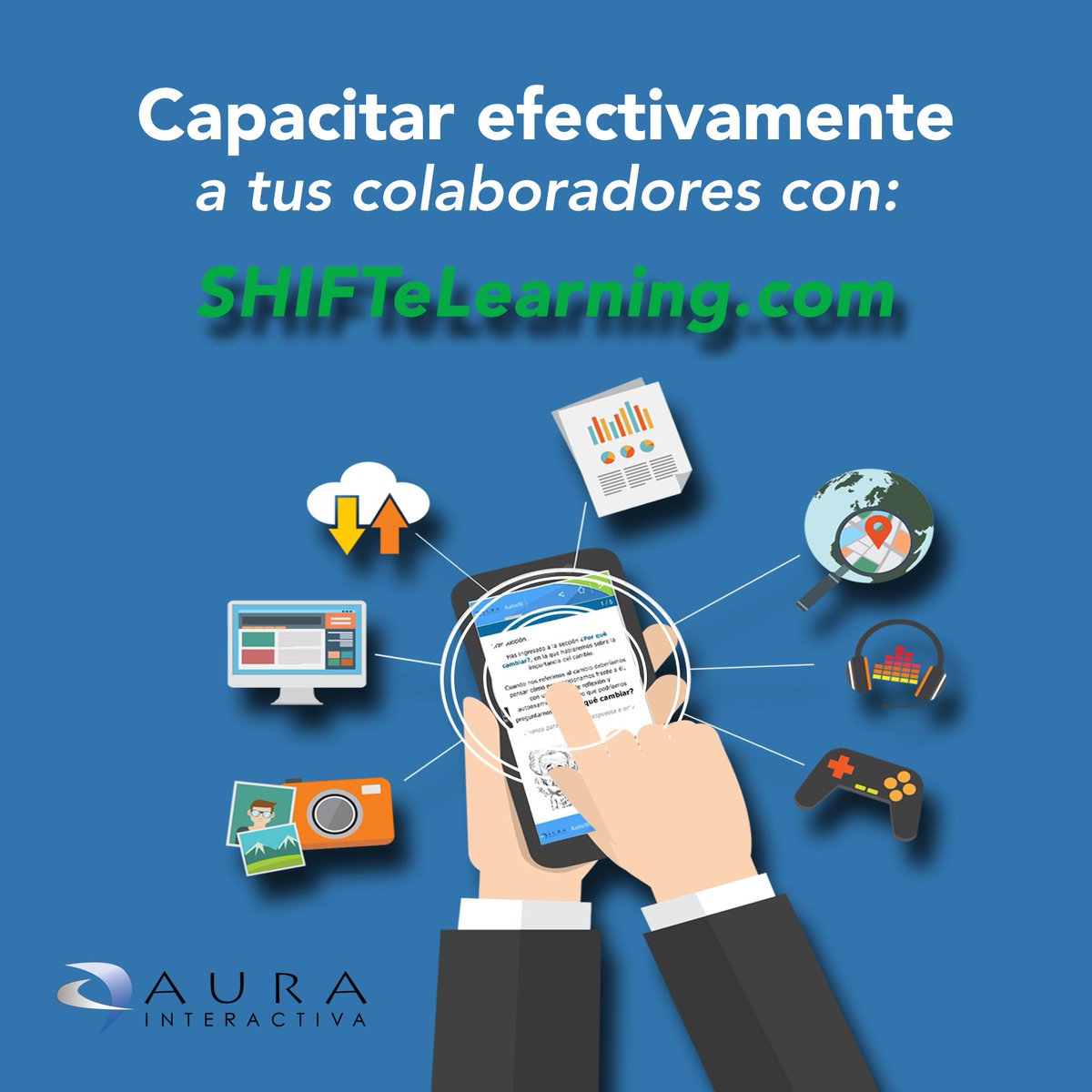 AuraInteractiva's tweet image. Otorgar nuevas habilidades a tus colaboradores con #SHIFTeLearning ingresa a: shiftelearning.com de  #AuraInteractiva