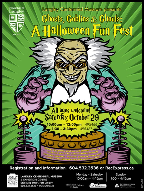 LangleyTownship's tweet photo. Last chance for the museum's Halloween event! https://t.co/vWb9os75f2