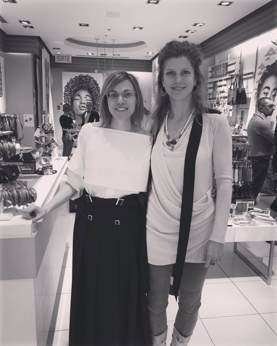 Deux femmes inspirantes!
Marie-Claude fondatrice de style So Original en compagnie de Julie Bessette!