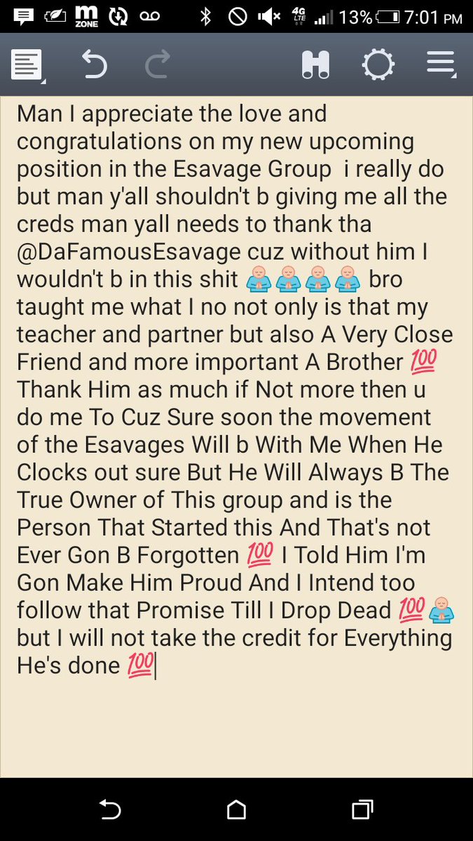 Sonny_With_A_O's tweet photo. This Is Forever Ur Legacy Not Mine Alone And I'll Make sure it Continues But U Deserve All The Creds Here G Not Me 💯 @DaFamousEsavage https://t.co/ohNKRgeoJZ