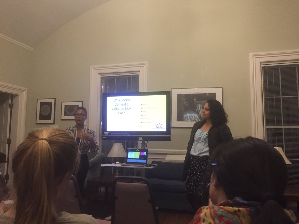 feministwheaton's tweet photo. we are so excited to have @sojournerri here talking w/us about domestic violence &amp; housing laws as part of #dvam https://t.co/J2SiNyoQA4