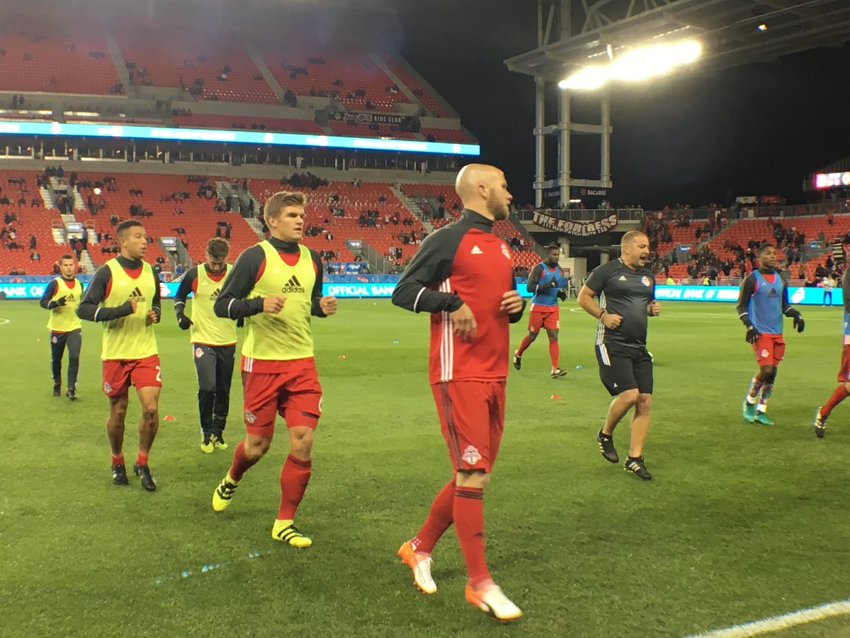 Out for warm ups #TFCLive #MLSCupPlayoffs https://t.co/PBrUogxJNg