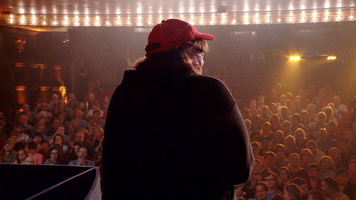 MMFlint's tweet photo. Also -- doing a q&amp;a after the 7:30pm show tonight at the Gateway Cinema in Columbus, Ohio. A few miles north of where we filmed #TrumpLand https://t.co/QwSXhYIqM6