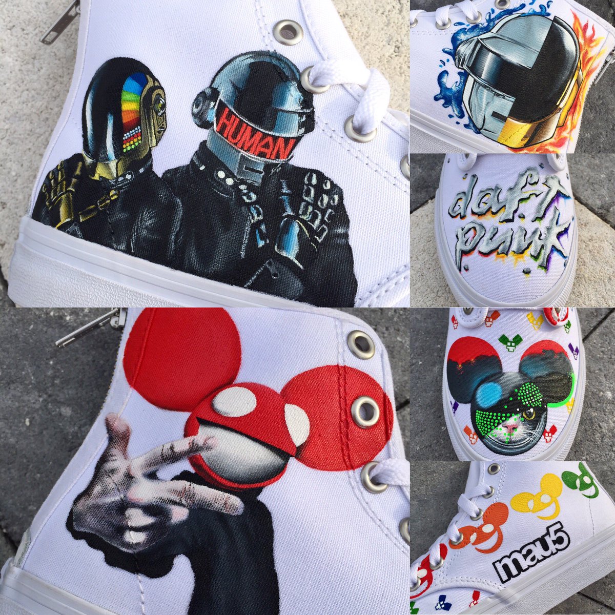 MissViolateher's tweet photo. Daftmau5 Vans 🤖🤖🐭 #daftpunk #deadmau5 #meowingtons #7mary (not for sale) https://t.co/q75KzXu3F8