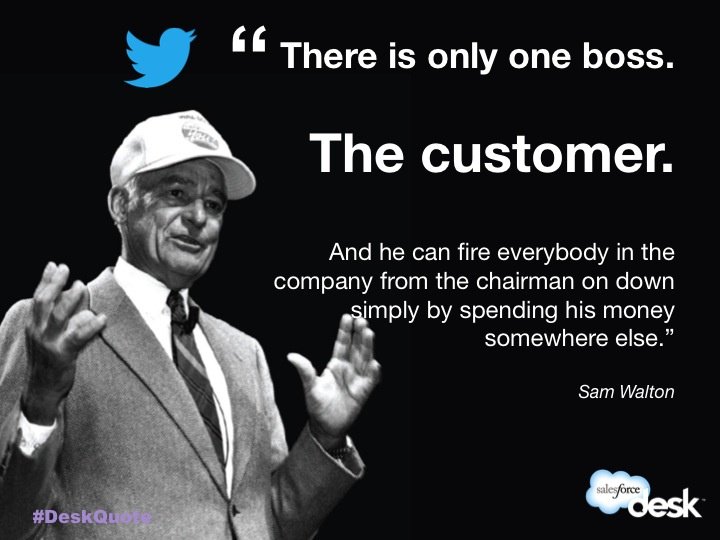 styljanje's tweet photo. Only one boss. 
#samwalton #quote #kuent #mace16 #customer #deskquote #businessquote #boss https://t.co/Jmtfhg2pLV
