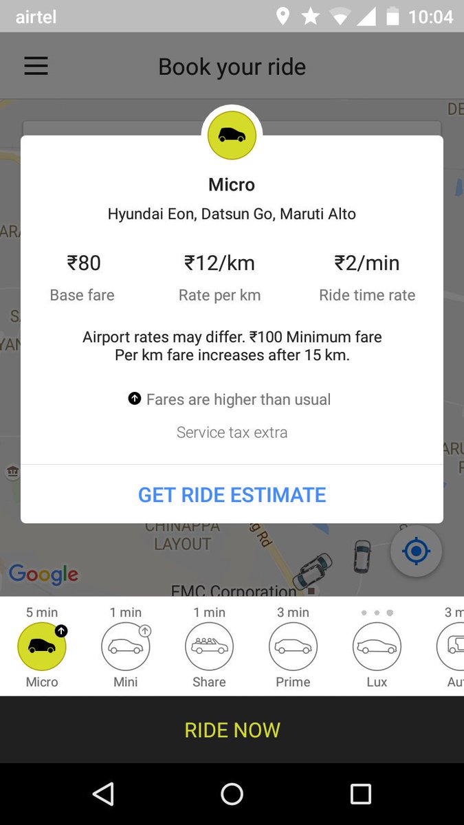 amit_a8's tweet photo. For same service of ola we need to pay different amout @Olacabs below is the proof. #olaMicro https://t.co/JgJTXTpoAf