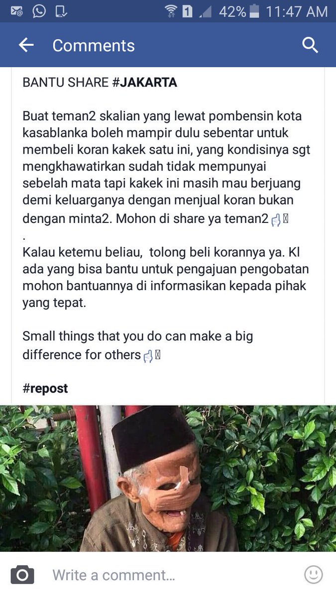 ezkisuyanto's tweet image. Yang di daerah Kasablanka atau yang lewat sana plis kasih rejeki Kakek ini dan @basuki_btp semoga bisa bantu juga