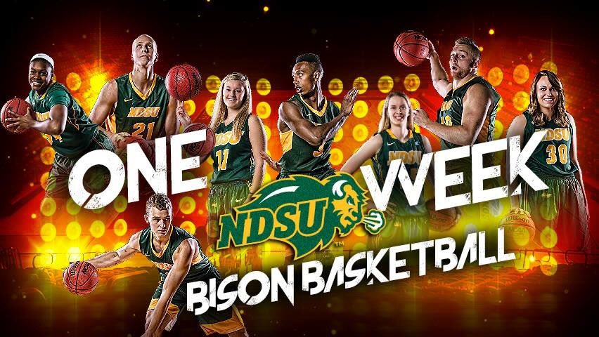 NDSUathletics's tweet photo. Bison basketball returns to CAMPUS one week from tonight!
You feel us, Bison Nation! #PackTheSHAC #ScheelsCenter https://t.co/a4Kv2M0CKh