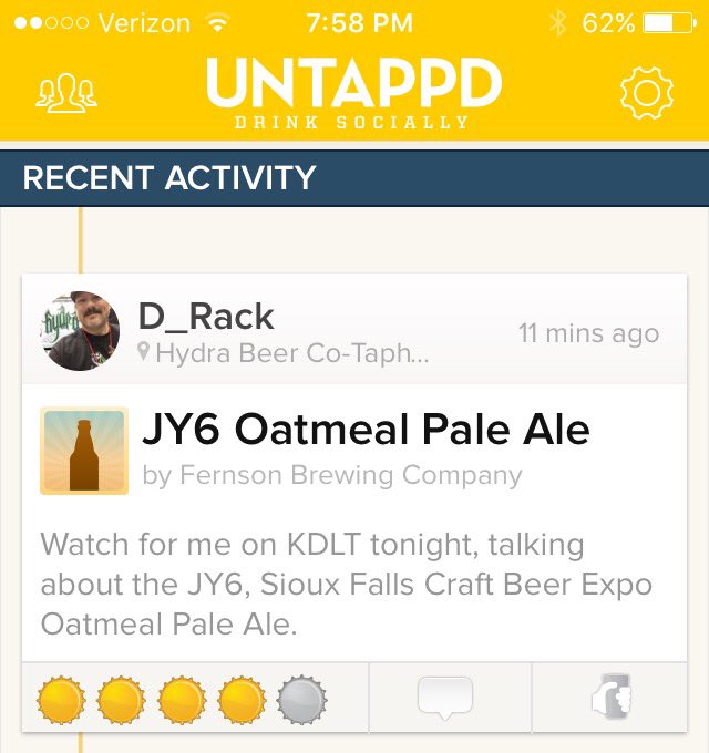 HydraBrewer's tweet photo. Hey! Be sure to watch KDLT tonight as I discuss this collaboration beer as a fundraiser for JY6 Found. Drink local and support a good cause. https://t.co/oMCf7M1Z9p
