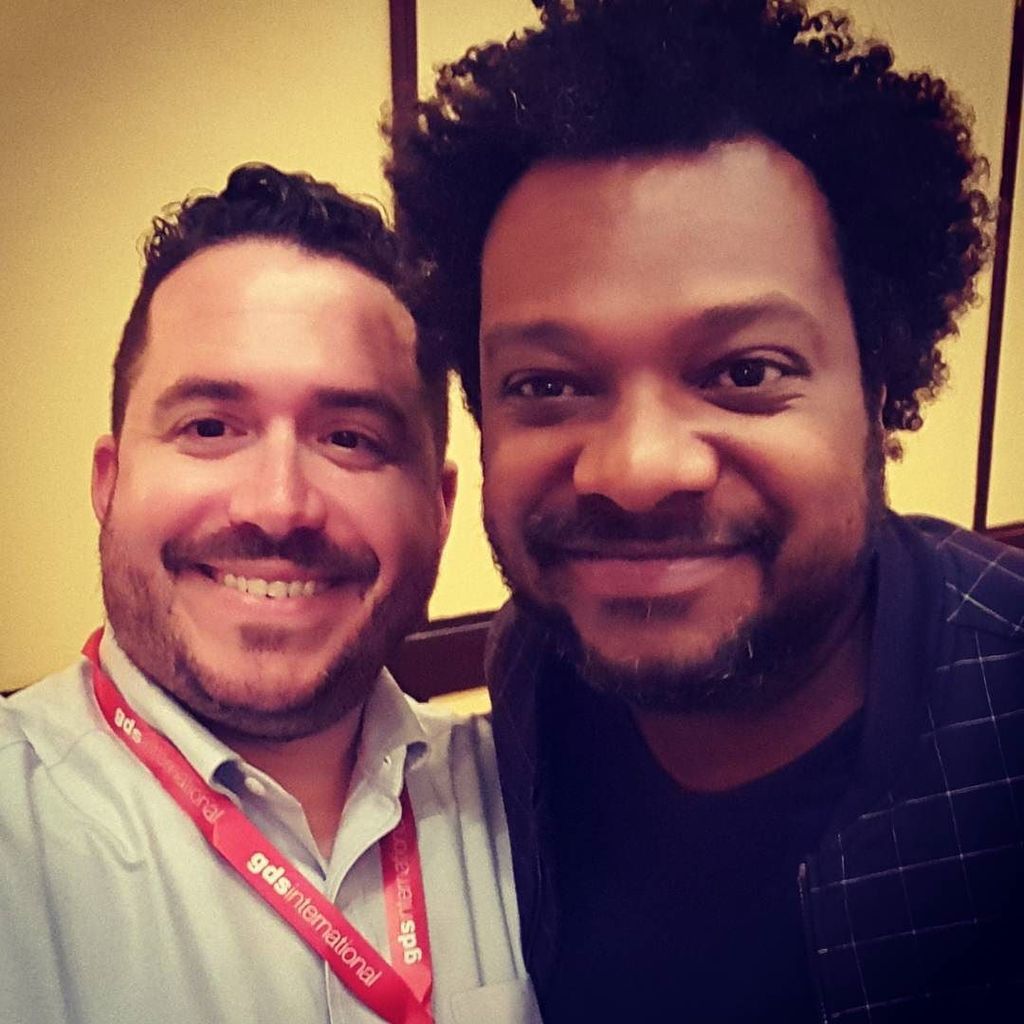 jakedimare's tweet photo. No big deal...Just kicking it with @boughb Best keynote ever #CMOUS https://t.co/gN7ZVar0Mh https://t.co/YE4GmpDU6L