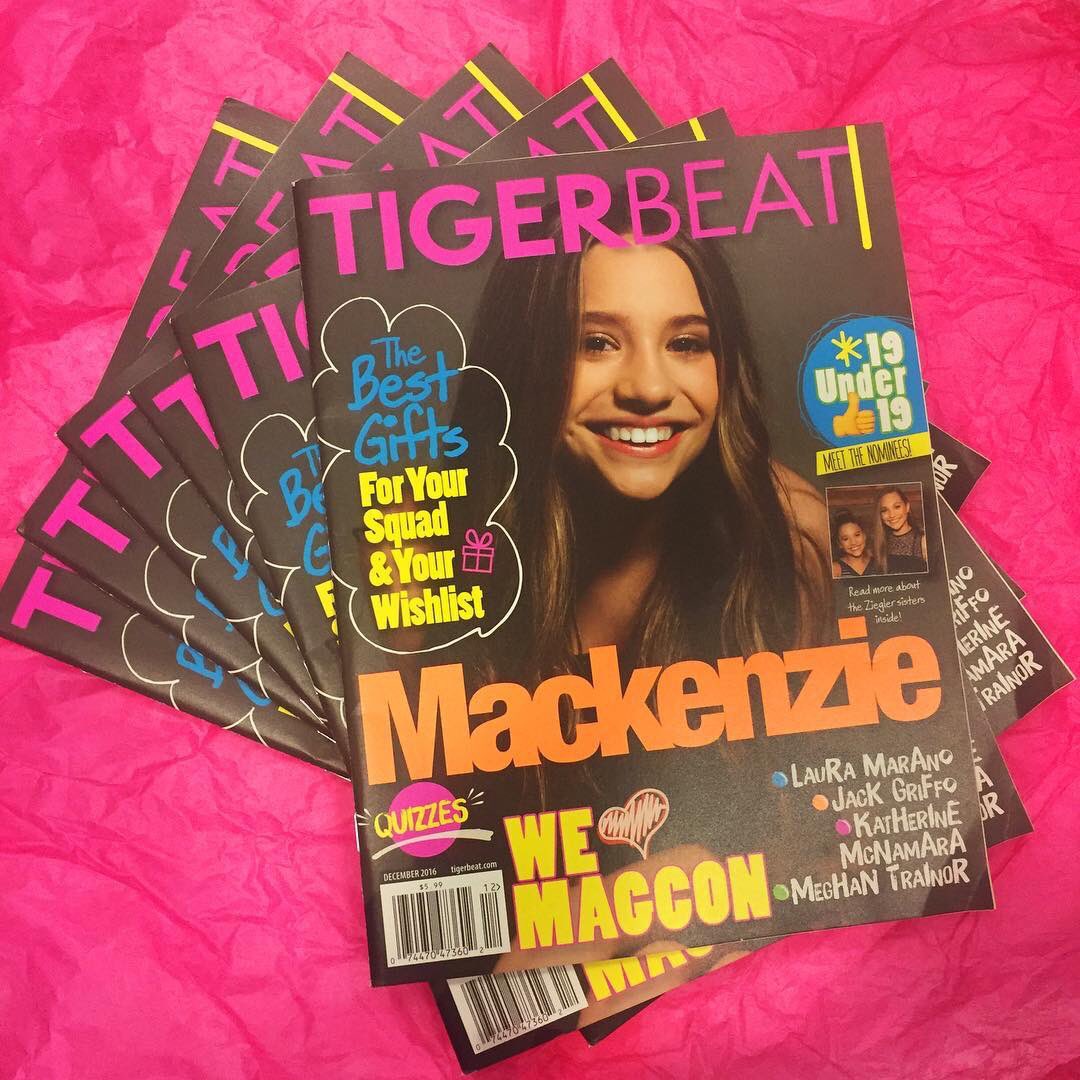 Craimm's tweet image. On stands now thanks for having me #tigerbeatnow 😘😍