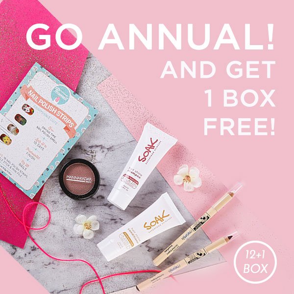 LustHaveit's tweet image. Get ahead with an annual beauty box subscription and we'll give you an entire MONTH FOR FREE! Get it here - bddy.me/2eSDEO0