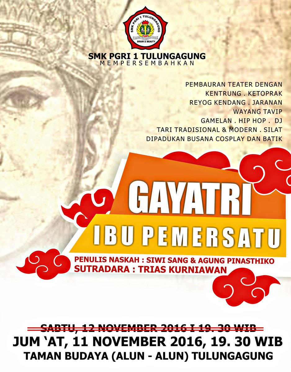 TriasUntungK's tweet photo. @TulungagungInfo numpang info pementasan https://t.co/biEFwa6Bdi