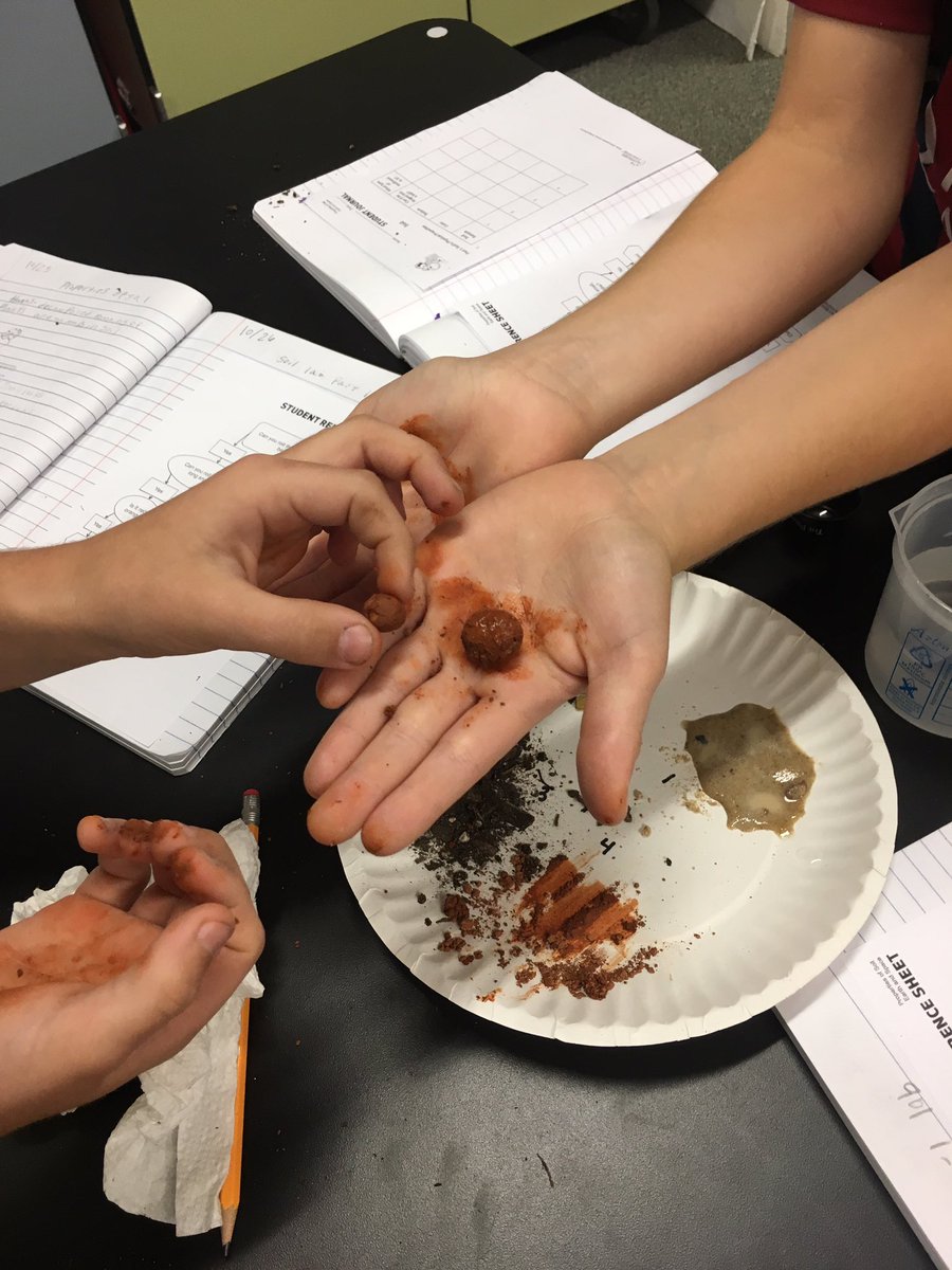 courtneyhoyt's tweet photo. Soil Lab Part 1: Physical Properties #messyscienceisfun @HumbleISD_DWE @Humble_Science https://t.co/BH7ontRrGh