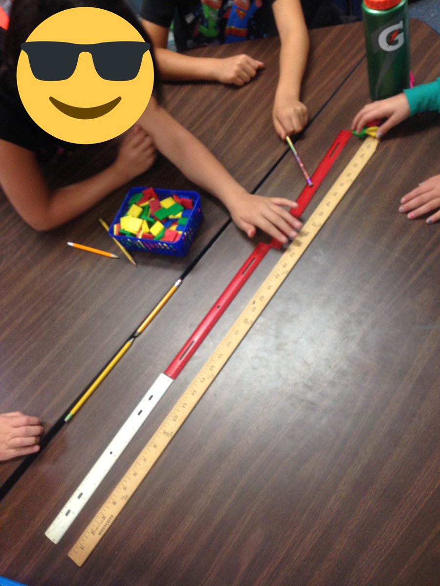 Mrs_ShannonRay's tweet image. Experimenting to find the relationship between these three items. #fcpsmath #measurementanddata