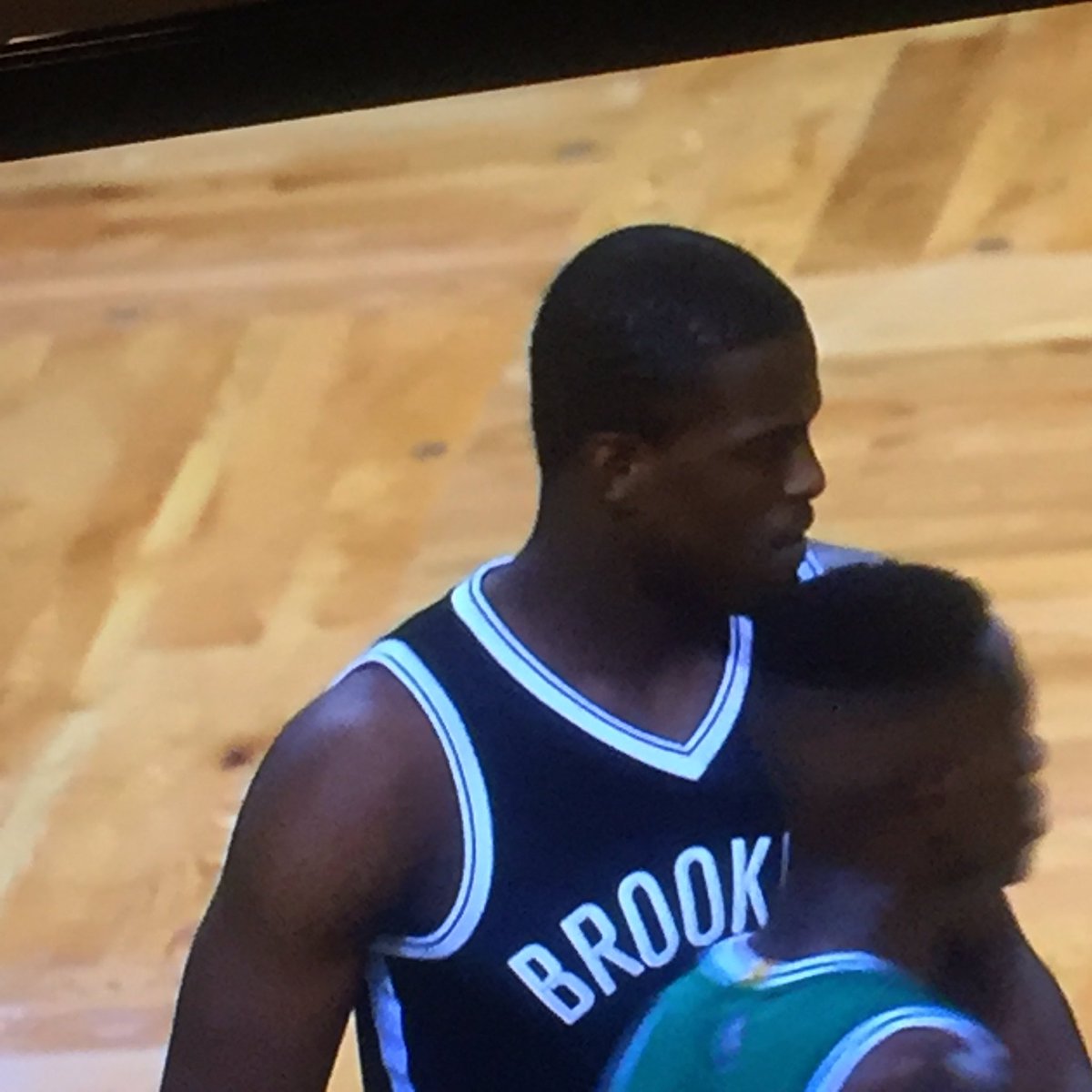 PirateBlue's tweet photo. .@BrooklynNets rookie and former Pirate @IsaiahW_15 checking into his first @NBA game. #OnceAPirateAlwaysaPirate https://t.co/EF2YTtzTY9