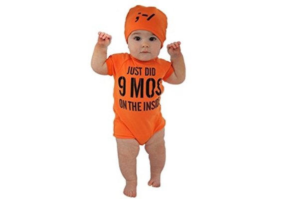 Just did nine months on the inside, and now they've transferred me to the play pen. #BabyApparel #GiftIdea #SozoUSA