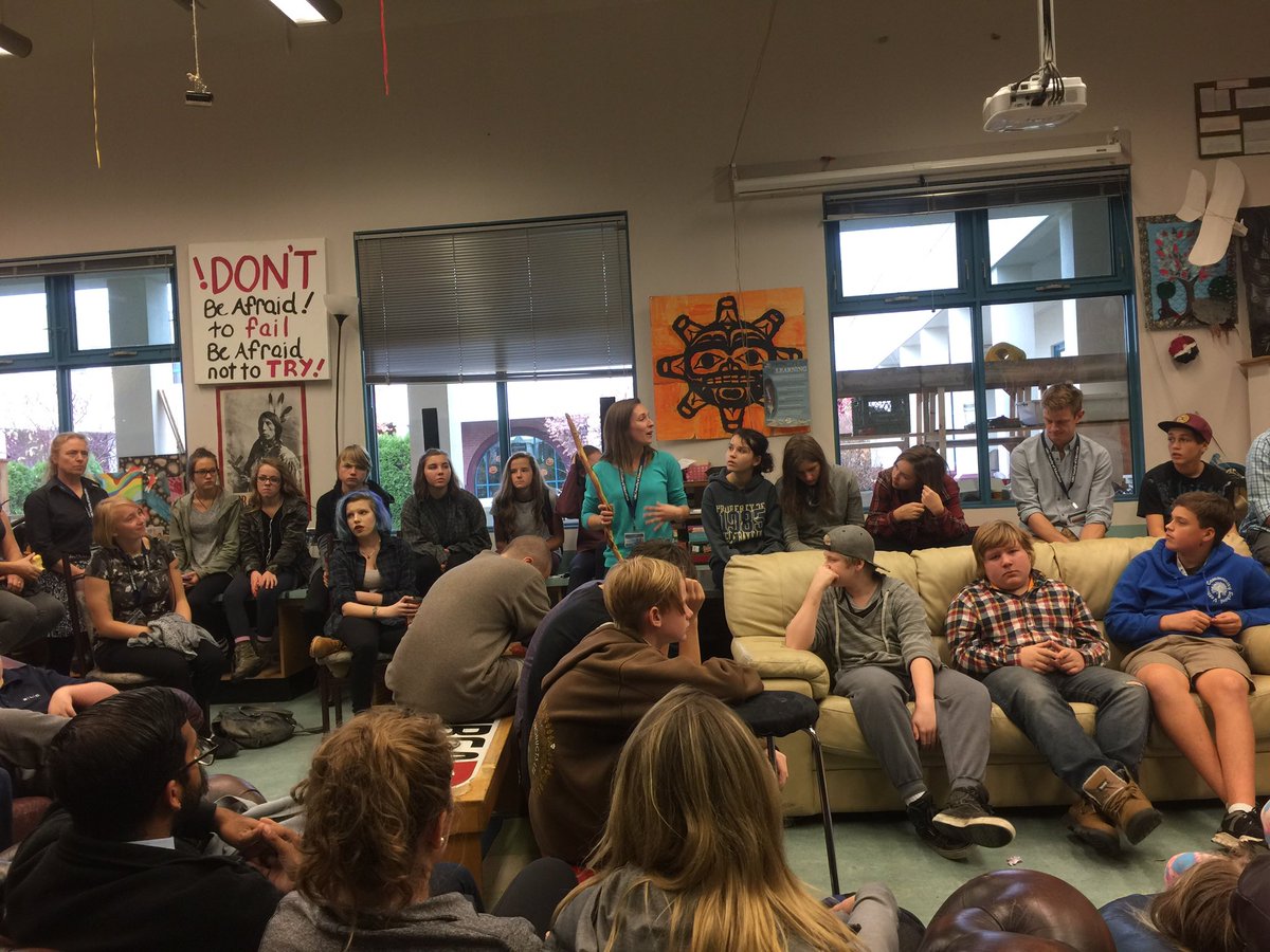 LeytonSchnell's tweet image. @UBCedO #TeamMiddle offered a mini-conference on mental health &amp;amp; wellness at @VernonComSchool today #holisticteaching #corecompetencies #SEL