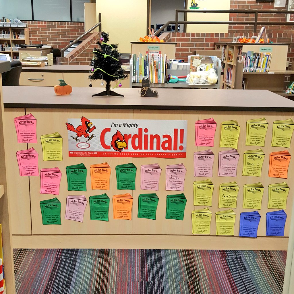 svbear1's tweet image. Thank you to everyone that donated to our All for Books campaign and supported our book fair! #mightycardinals
