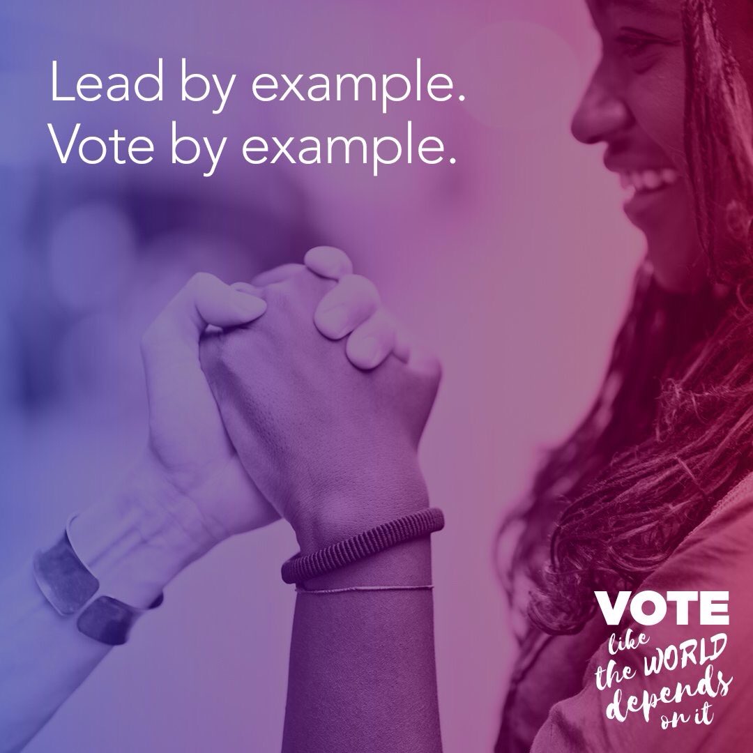 kenastrom's tweet photo. Be the change you want to see in the world. #VoteFTW https://t.co/BtkS5xeWmo https://t.co/6j71YIZJD6