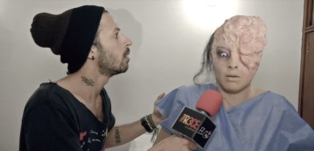 CanalTreceCO's tweet photo. ¿Qué pasó aquí? ¿Pero quién es o era esa mujer? OMG! Llegó el momento más aterrador con @Caretas_Col  y @soysollado en #ElCrew https://t.co/8wyzMebder