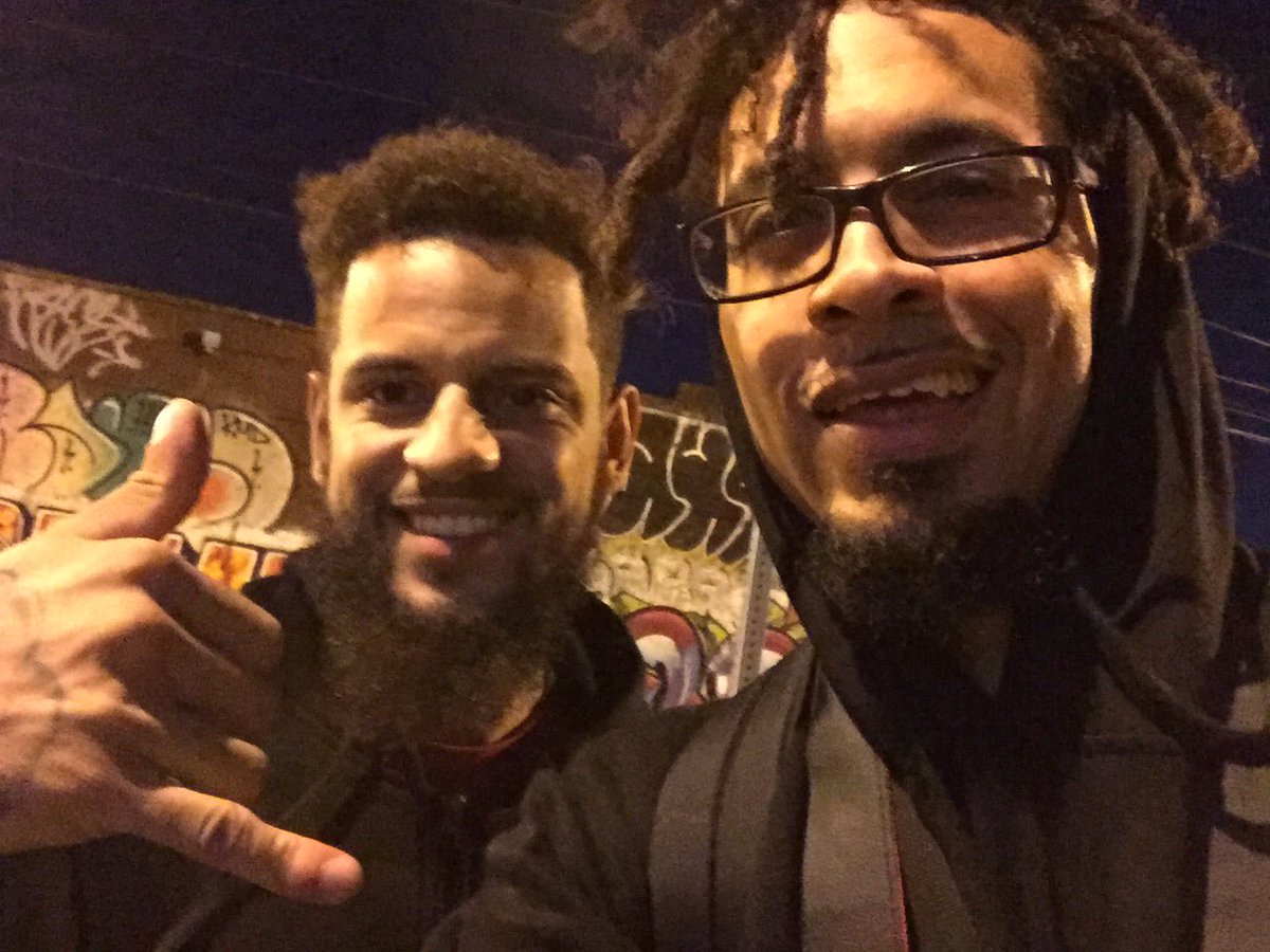 ASFCLOTHINGCO's tweet photo. Two of the few out in Philly last Saturday #waves #ASF #musicvideo #philly #hiphop #rnb #video https://t.co/rE5vNrD7Uu