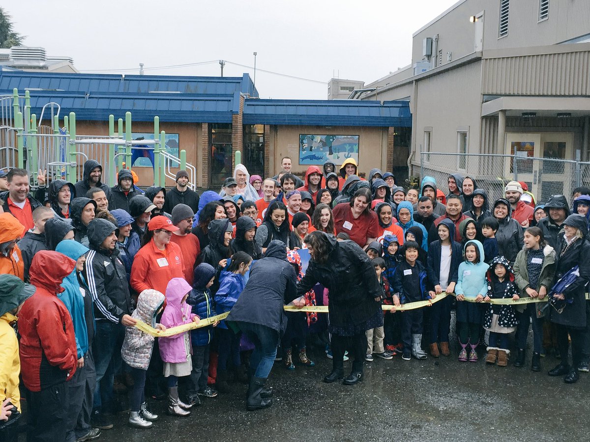 Huge thank you to Jen &amp; Brent for organizing today's playground build... you're the best 😊 <a href="/Jen_Mohan/">Jennifer Mohan</a> <a href="/BrentBebee/">Brent Bebee</a> #rainorshine