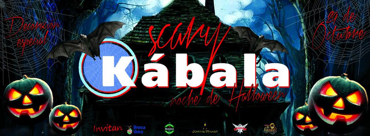 kabalaaa's tweet photo. Próximo sábado, haloween en Kabala disco 🎃👻🕸🍺 https://t.co/sf3Ka2N8pX