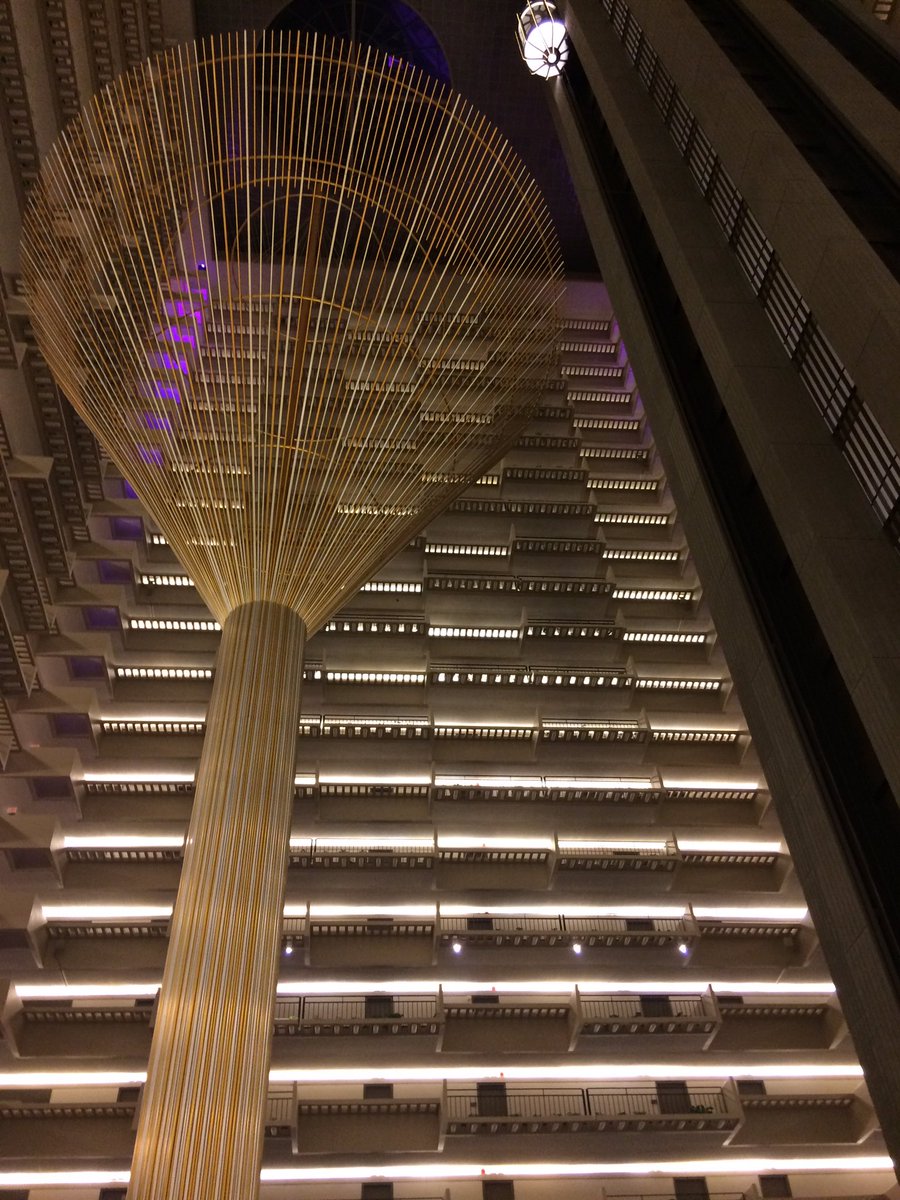 Germaryblog's tweet photo. #woooooow! #Hyatt this is just the lobby view! Atlanta is #pretty #cmp2016 https://t.co/k6okUh1rXQ