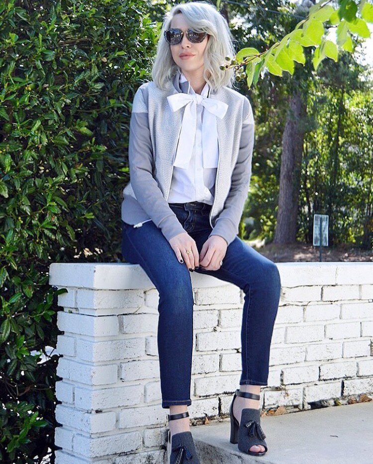 SillinInc's tweet photo. Adorable blogger friend @taylornstone in our angelee jacket! So cute!! Check out her blog, i love her style. #blogger #sillininc #fashion https://t.co/Y3WzewGAUY