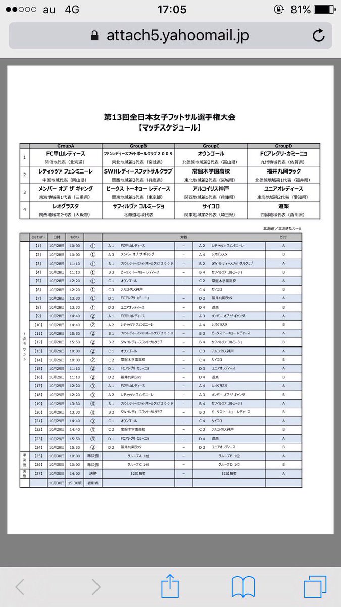 Safilva در توییتر Colmillo ついに明日10月28日から 第13回全日本女子フットサル選手権大会が始まります 今まで支えて下さった方々への感謝の気持ちを胸に 1年間積み上げて来た練習の成果を発揮出来る様 頑張ります 応援宜しくお願い致します T Co