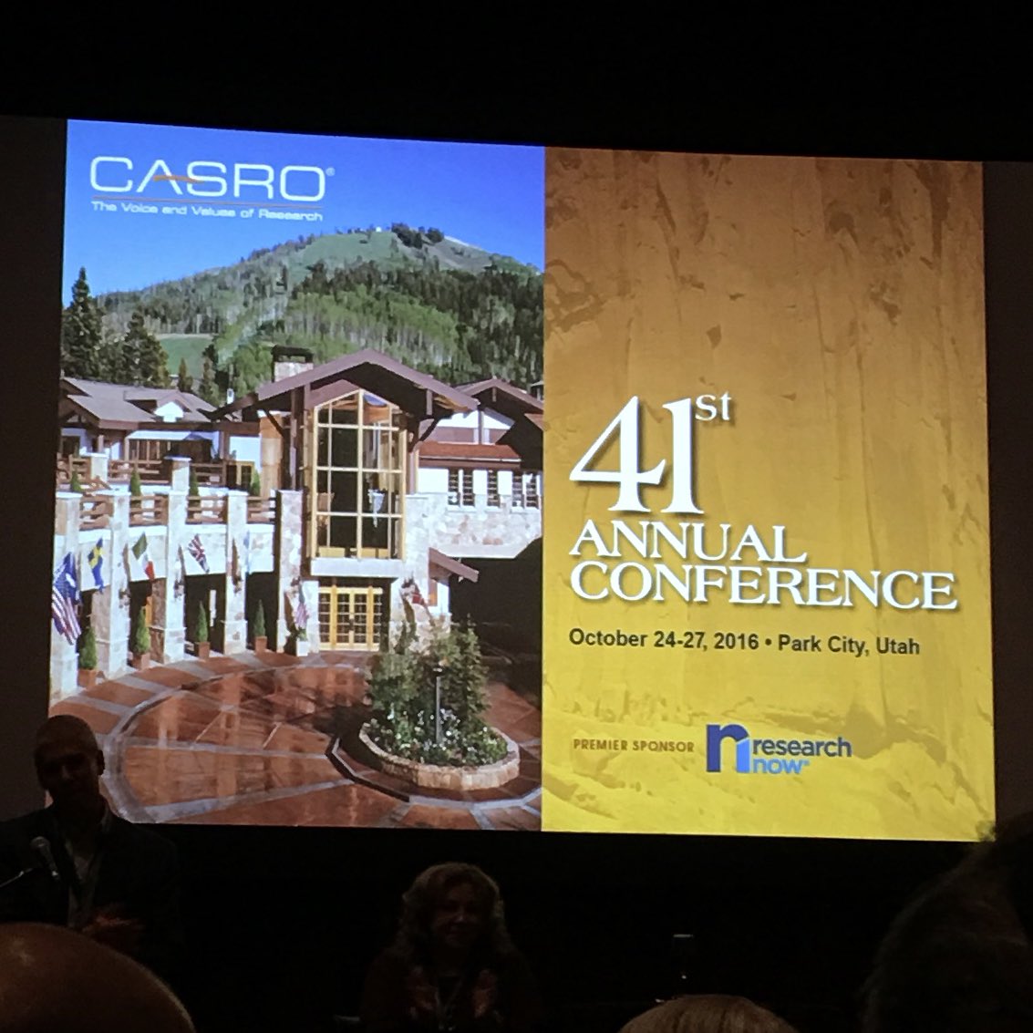 Honored to be attending 41st &amp; final #CASRO annual conference. So much hard work and dedication to #mrx industry. Thank you <a href="/CASRO/">CASRO</a> team!!