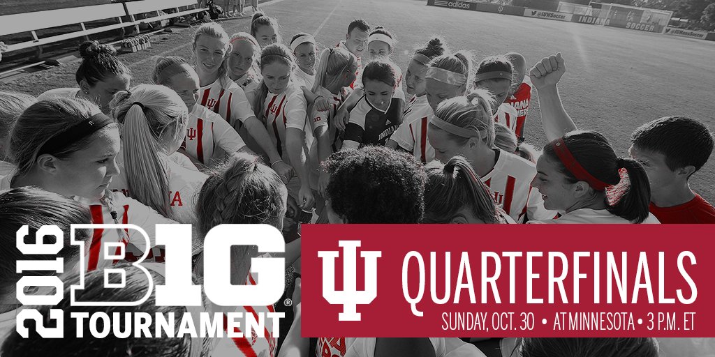 IndianaWSOC's tweet photo. OFFICIAL: #IUWS returns to the Big Ten Tournament for the first time since 2013 and will face Minnesota. #CreateOne

https://t.co/NhPem55Csg https://t.co/7cZCbtQUpk