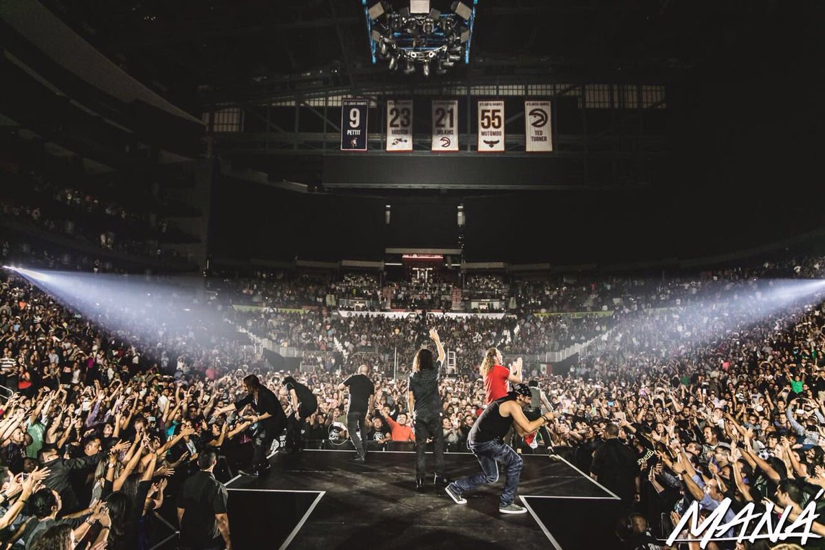 Maná on Twitter "Atlanta showed us some energy tonight! 