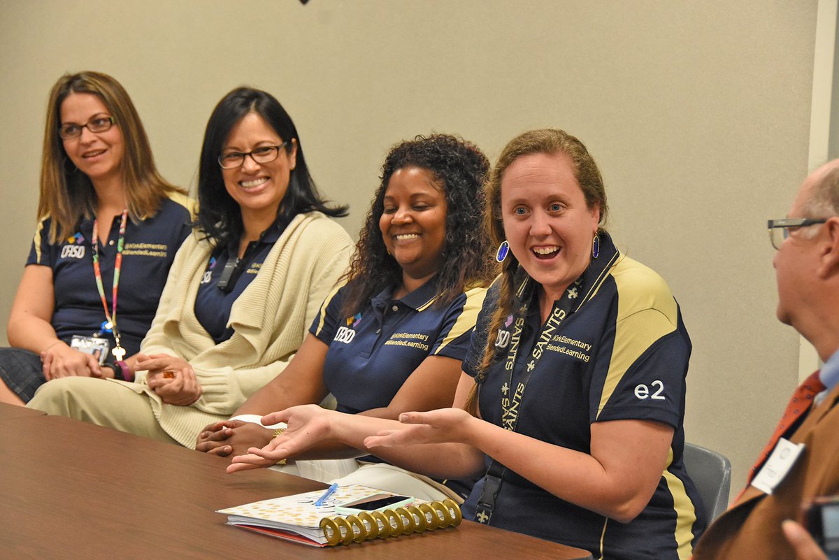 CyFairISD's tweet photo. .@KirkElementary showcases #blendedlearning transformation to campus donors | https://t.co/3ZsHAR6I5Z https://t.co/iZ3kFlNzkp