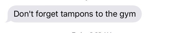 baeanca7707's tweet photo. Get you a BF that cares. Shortly after this he went to get me chips and a fresh box of tampons😛 #bbdaddy https://t.co/Uv1PVs6uRt