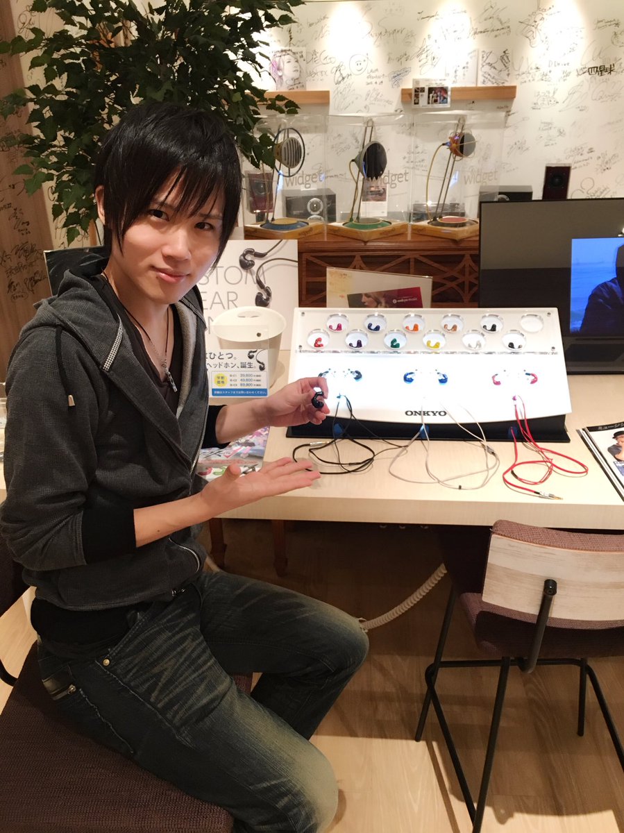 ONKYOさんでイヤモニ作ってきましたー！ ずんたさんも一緒でした