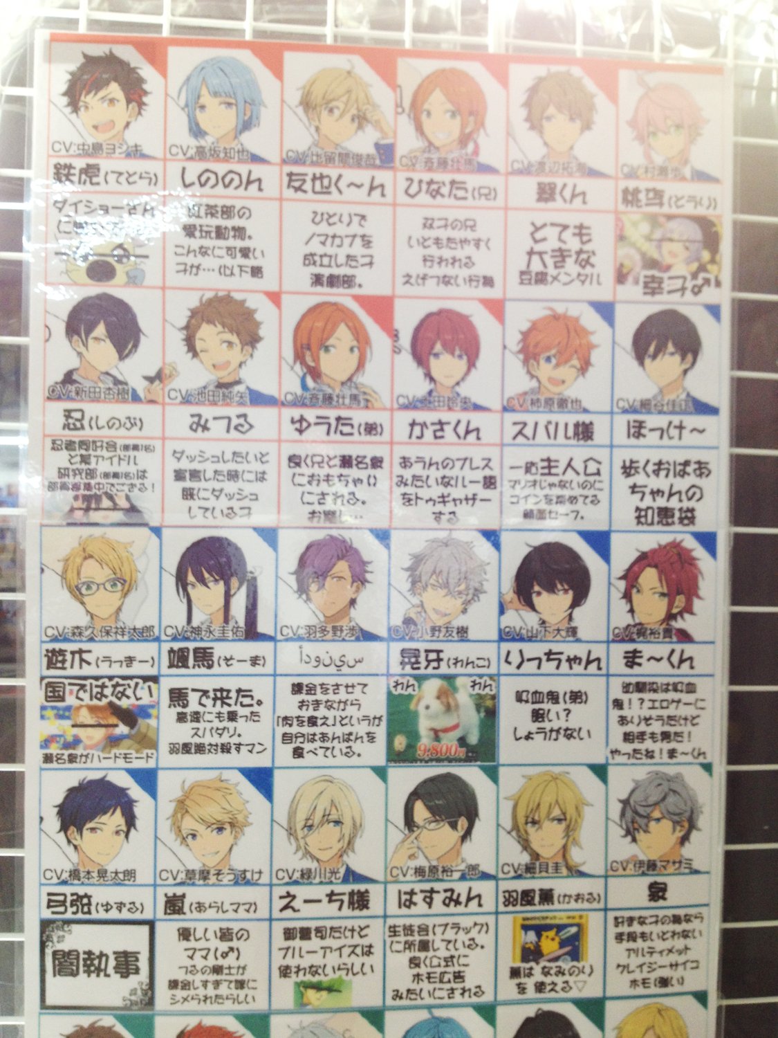 イミグランデ本厚木店 در توییتر 最新情報 人気投票で盛り上がっているあんスタグッズもまだまだ沢山ございます ゲット出来なかったグッズが見つかるかも キャラ名や推しが分からない方は スタッフが頑張って作ってれたキャラ一覧表もご利用ください 転校生