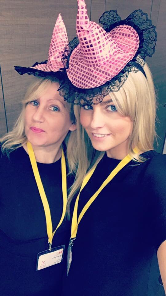 HIstratfordcity's tweet photo. @HIstratfordcity  and @StabridgeStrat  pink witches have arrived @JoinIHG @IHG_CR  in Denham https://t.co/kIV5cdzNsw