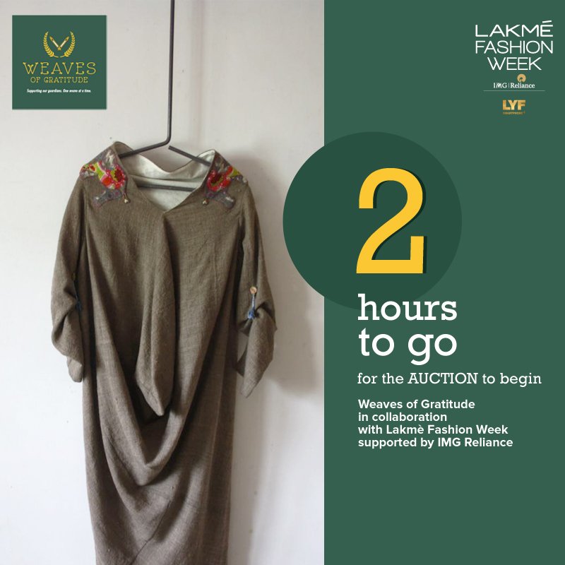 An initiative to raise funds for the orphan families of fallen soldiers of Uri.

Bid or donate: 
xstok.com/weaves-of-grat…

#LakmeFashionWeek