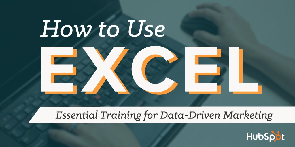 HubSpot's tweet image. Do you struggle with Excel? You&apos;re gonna love this guide: hubs.ly/H04ZJbL0 #data