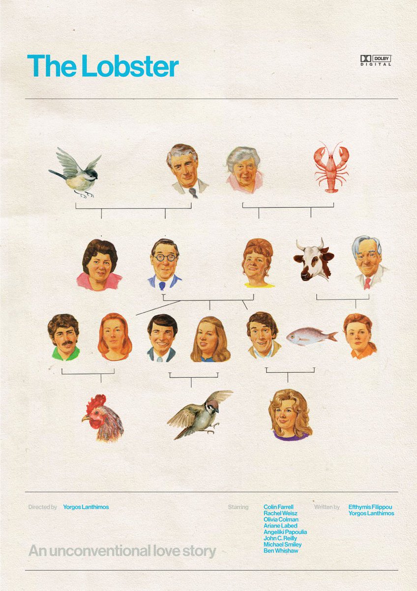 #TheLobster için hazırlanan alternatif afişi #pekbisevdik! <a href="/CalinosFilms/">Calinos Films</a>