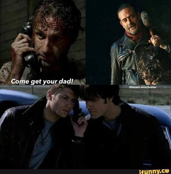 Ricks had enough 😂...  <a href="/JDMorgan/">Jeffrey Dean Morgan</a> #TheWalkingDead #TWDFamily