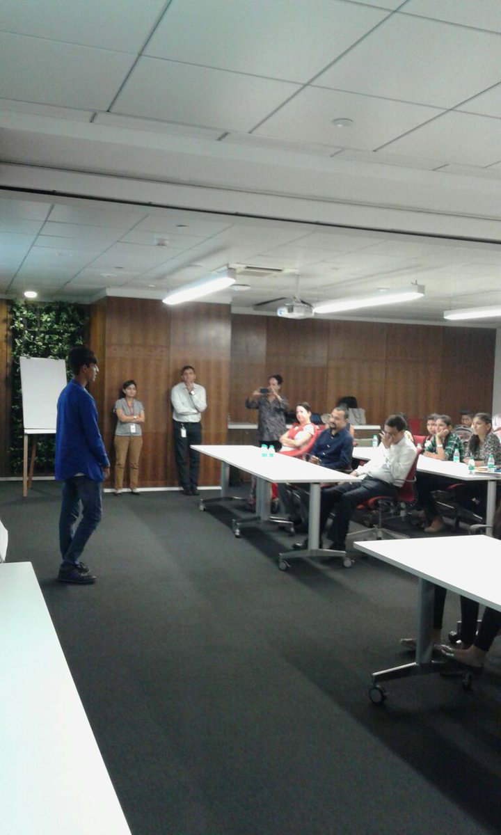 PreranaATC's tweet photo. Suman Datta,Director,CustomerServices & Sanjiv Navangul,MD,JanssenInd listening to student ambassadors talk abt #ABTS2016 London @btetweets https://t.co/618PSKaOLn