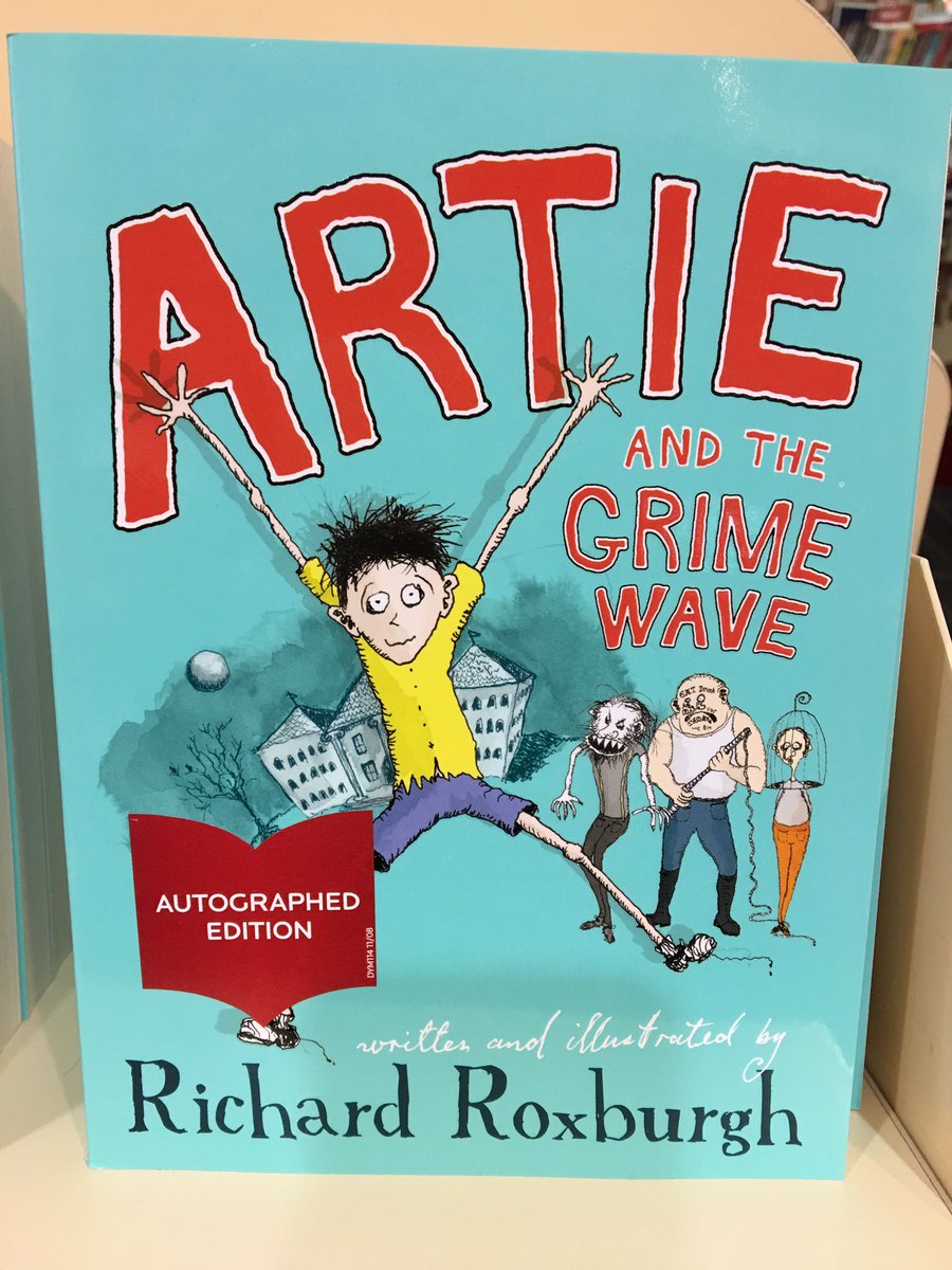 DonDymocks's tweet photo. We have signed copies available of Richard Roxburgh's "Artie &amp; the Grime Wave"! https://t.co/SvvfHiLNyA
