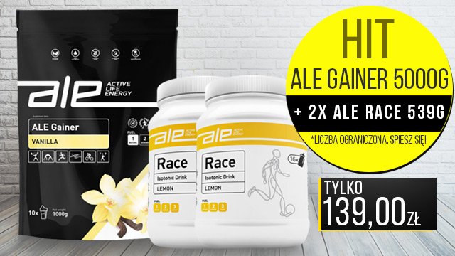 KulturystykaS's tweet photo. ALE Whey Protein i Gainer + 2x darmowe opakowania izotnika https://t.co/4mjDOgMoYf - w promocyjnym zestawie tylko do 30.10 | #ale #alenergy https://t.co/cbCeD3gqsC